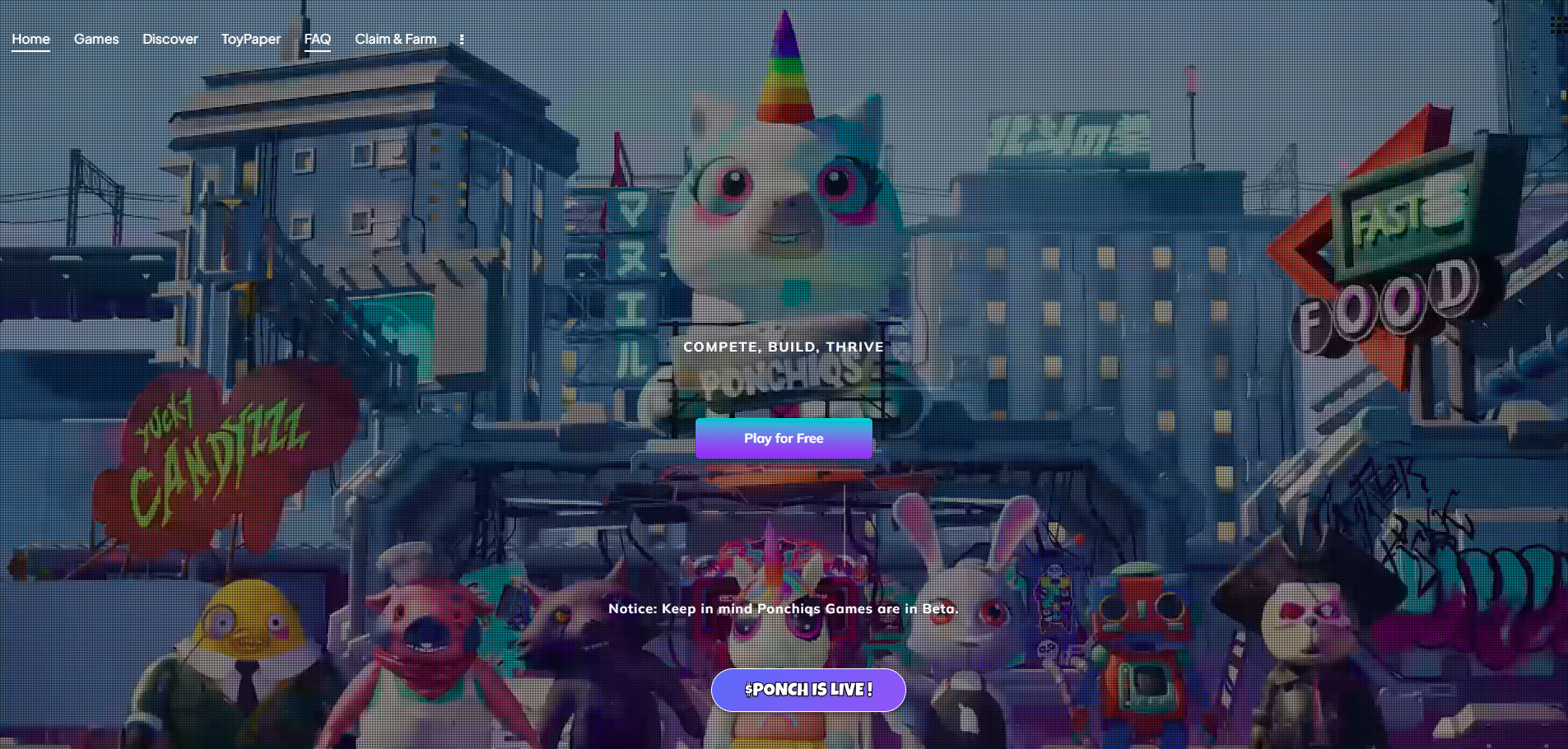 Ponchiqs Web3 Gaming Ecosystem